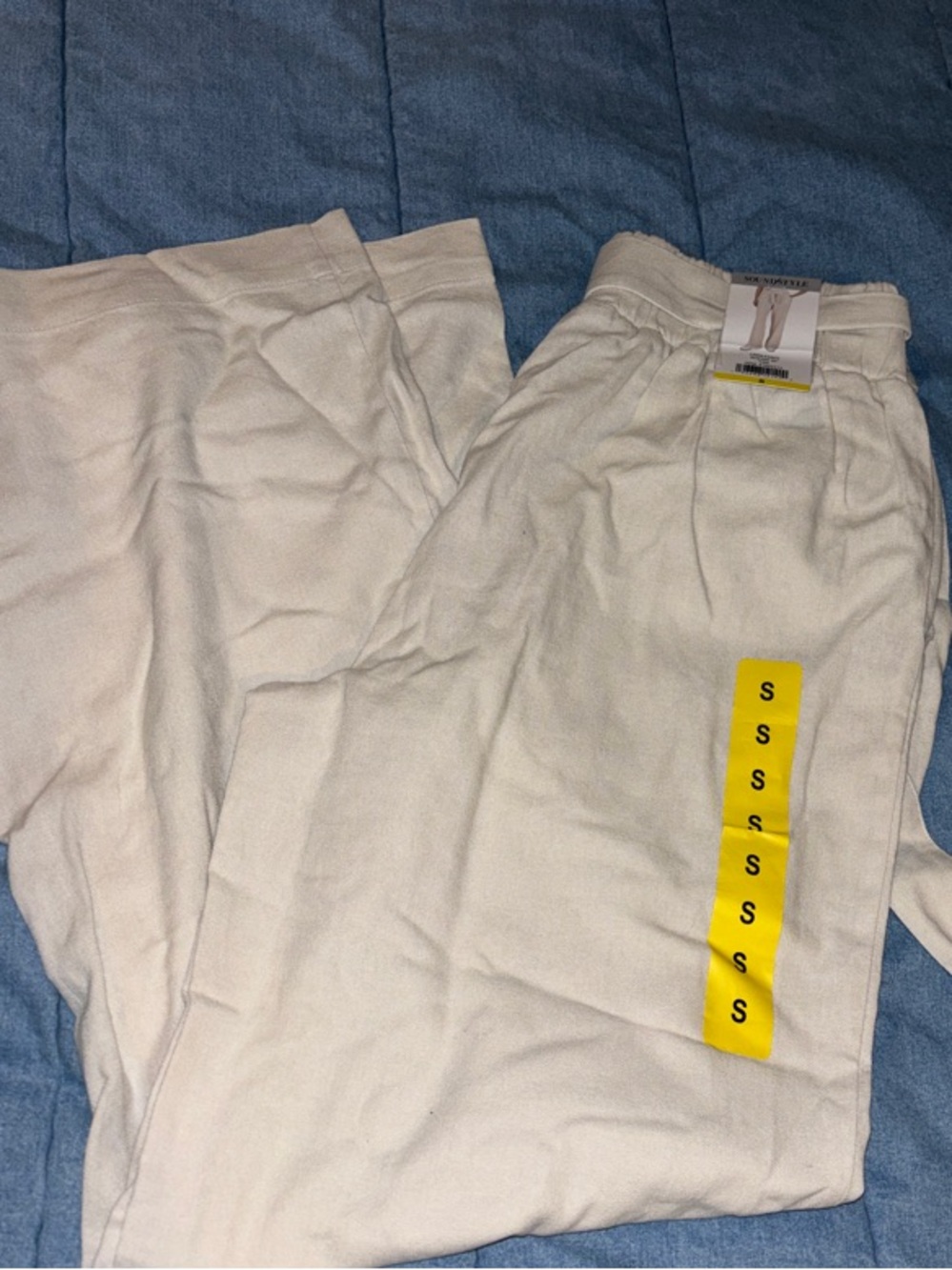 NWT Sound Style linen tan tie inseam 30” Pants